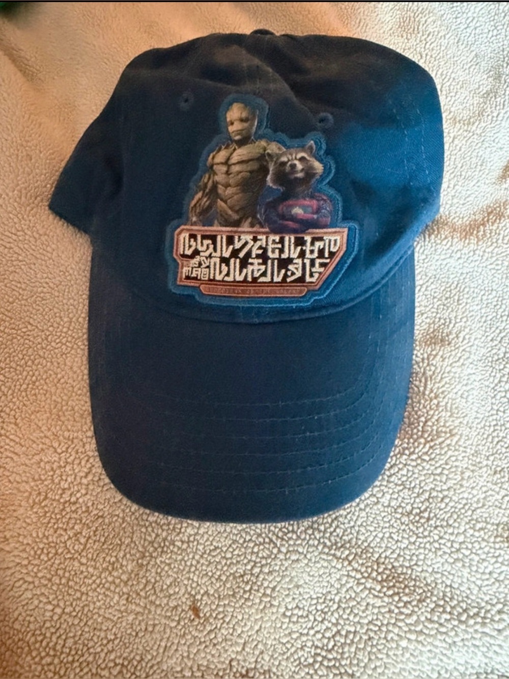 Guardians of the Galaxy Groot & Rocket Navy Blue Baseball Cap